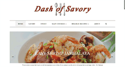Desktop Screenshot of dashofsavory.com